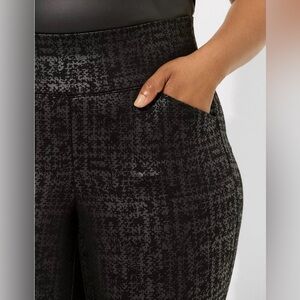 Torrid Studio Black Pull-On Pixie Flare Pants 5T Tall Plus Size